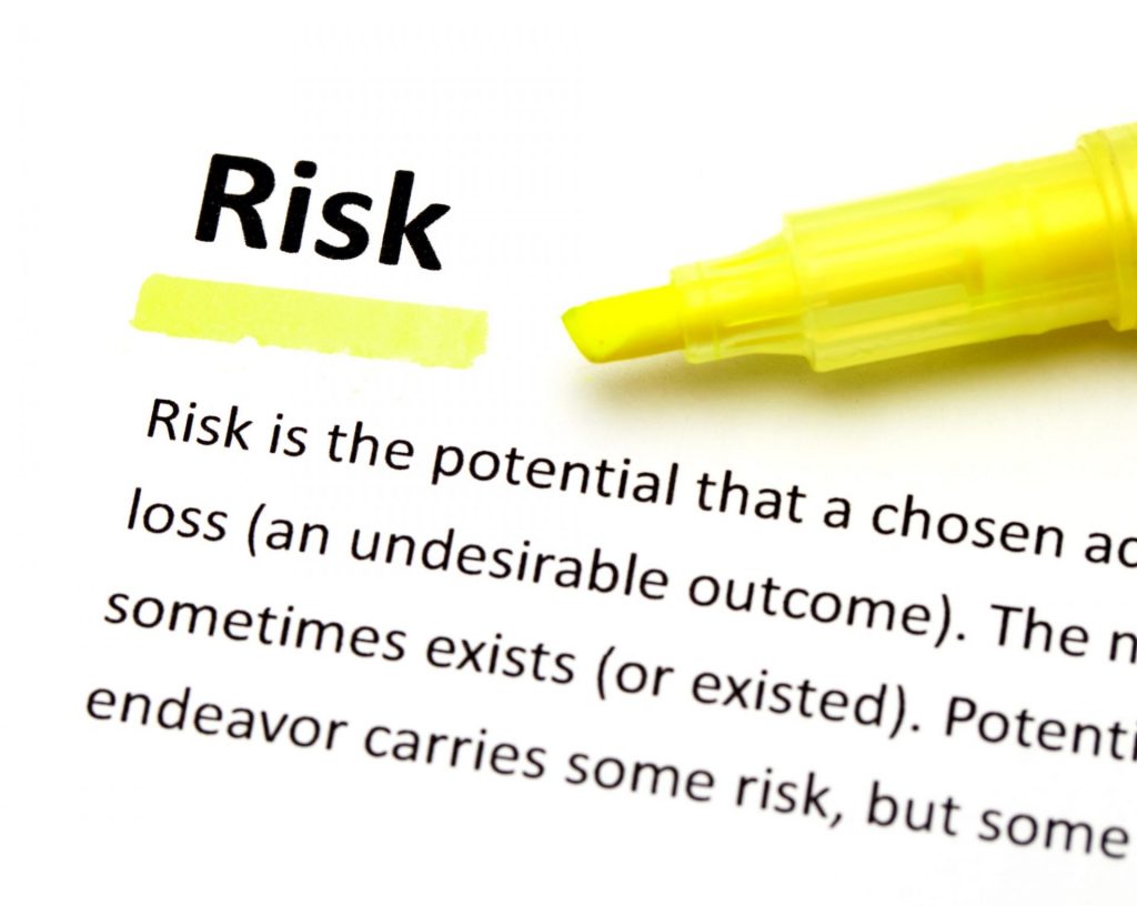 Definition of risk: Risk is the potential that a chosen action could cause loss (an undesirable outcome).