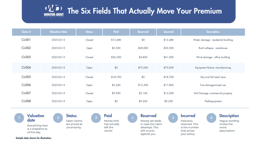 Copy of Blog Graphic – The Annotated Loss Run – How to Read a Loss Run Report and Cut Your Premium